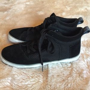 Toms suede high tops (Size 9)